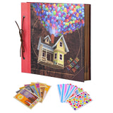 12x12 Inch Large Our Adventure Book Scrapbook Album, 60 Pages, Up House Cover