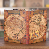 Travel Journal, Notebook for Writing, Adventure Logbook for Men & Women with Buckle Closure, for Memory Keeping & Travelers Notebook