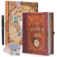 Travel Journal, Notebook for Writing, Adventure Logbook for Men & Women with Buckle Closure, for Memory Keeping & Travelers Notebook