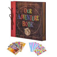 12x12 Inch Large Our Adventure Book Scrapbook Album, 60 Pages