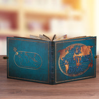 Our Adventure Book Travel Journal with Buckle Closure, Up Themed Vintage Planner, Unique Guest Book, Creative Daily Diary, 10 x 8 inches, 180 Pages