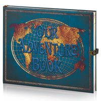 Our Adventure Book Travel Journal with Buckle Closure, Up Themed Vintage Planner, Unique Guest Book, Creative Daily Diary, 10 x 8 inches, 180 Pages