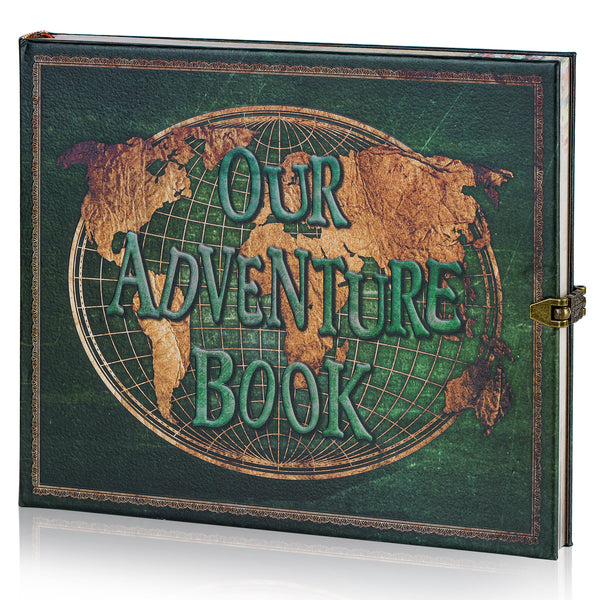 Our Adventure Book Travel Journal with Buckle Closure, Up Themed Vinta