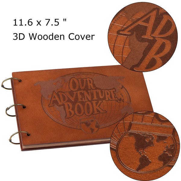 Adventure Book  Scrapbook capa dura 20x23cm