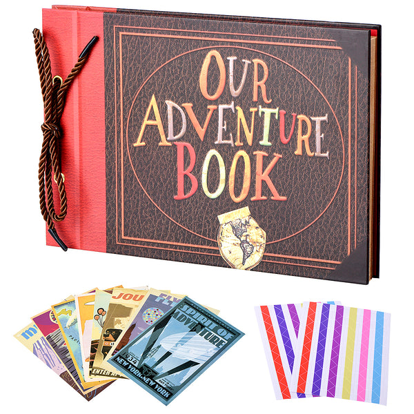 Our Adventure Book Personalized Scrapbook Album Wooden Photo Album Birthday  Gift Idea Adventure Journal Custom Adventure Book 