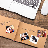 My Adventure Book DIY Scrapbook/Wedding Photo Album, 11.6 x 7.5 inch, 80 Pages