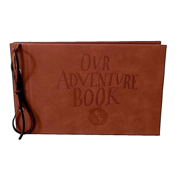 Leather Debossed Our Adventure Book, 11.6 x 7.5 inch, 80 pages